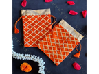 Colorful Gota Criss-Cross Potli Bag