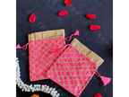 Colorful Gota Criss-Cross Potli Bag