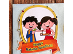 Rakhi Envelope in Grey Color