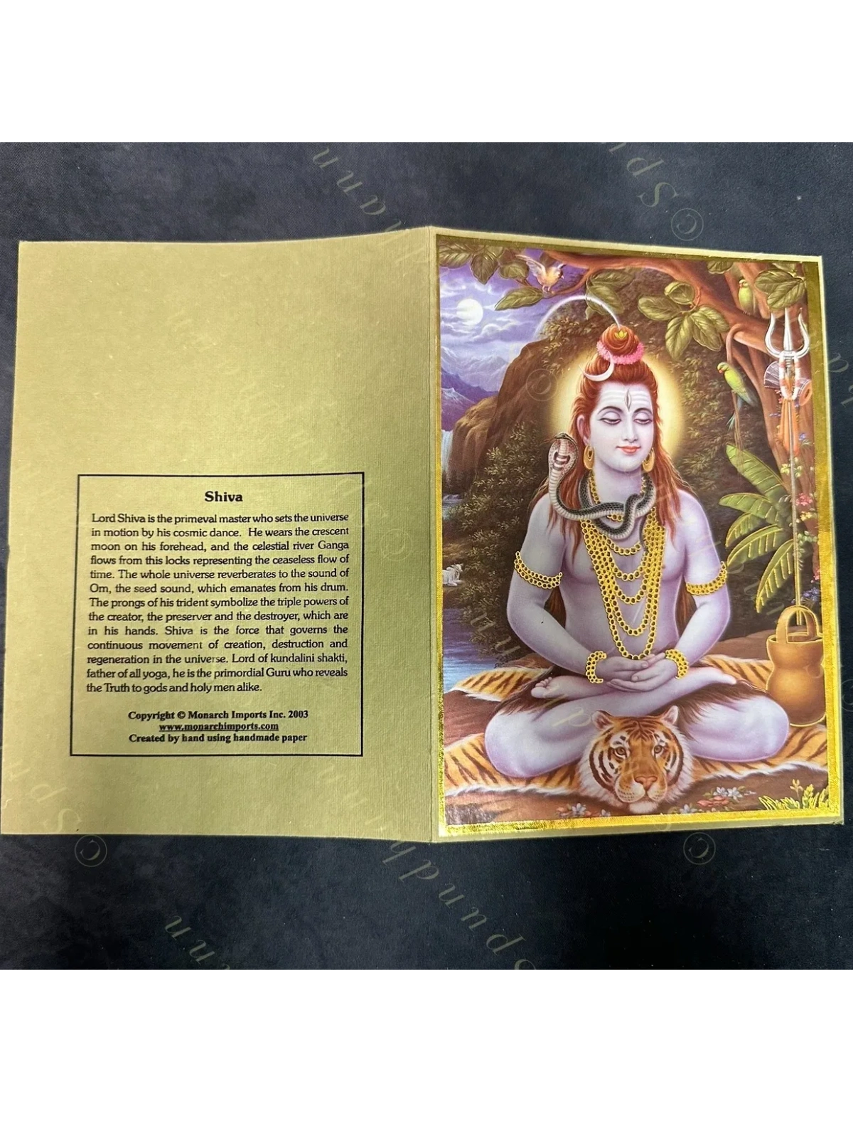 Greeting Cards With Hindu Gods Picture (Pack of 12)