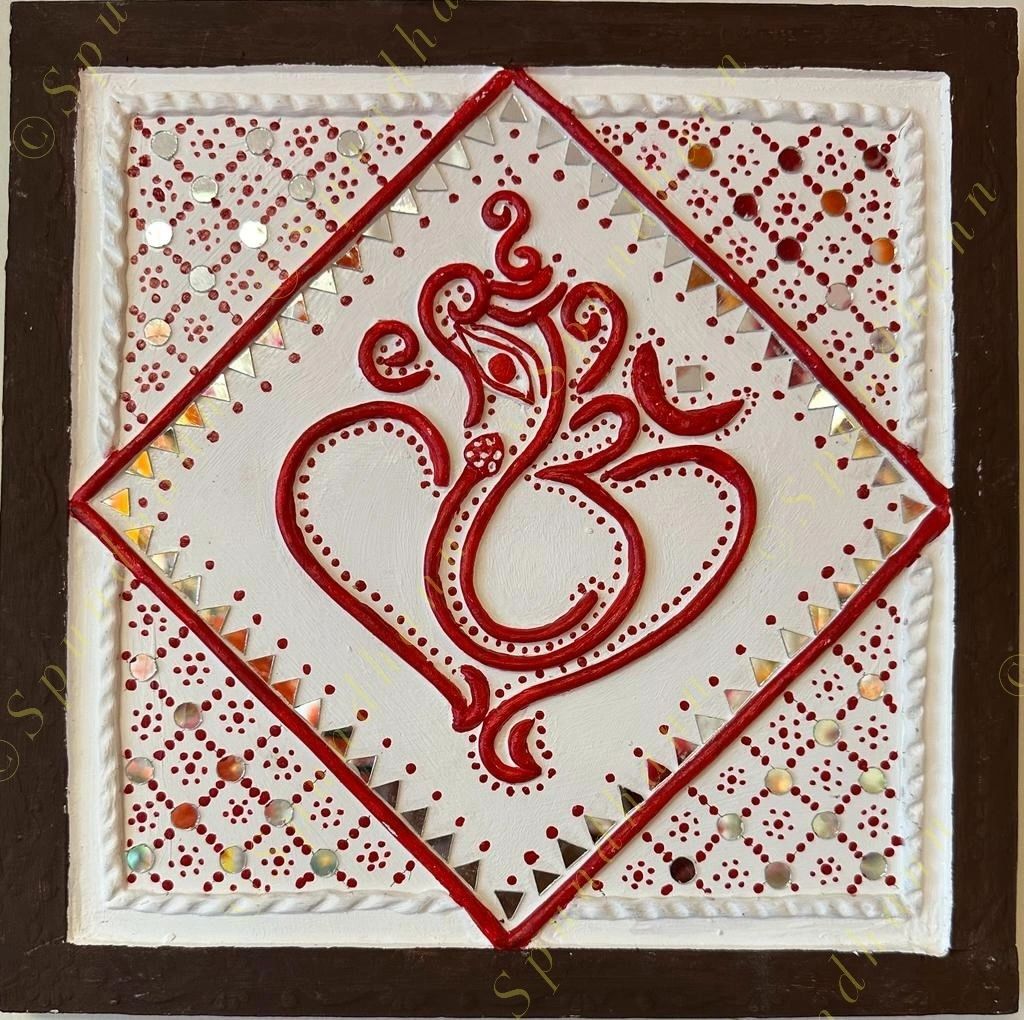 Ganesha Lippan Art