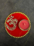 Studded Om Tealight Holder