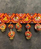Patola Toran With Stone Work
