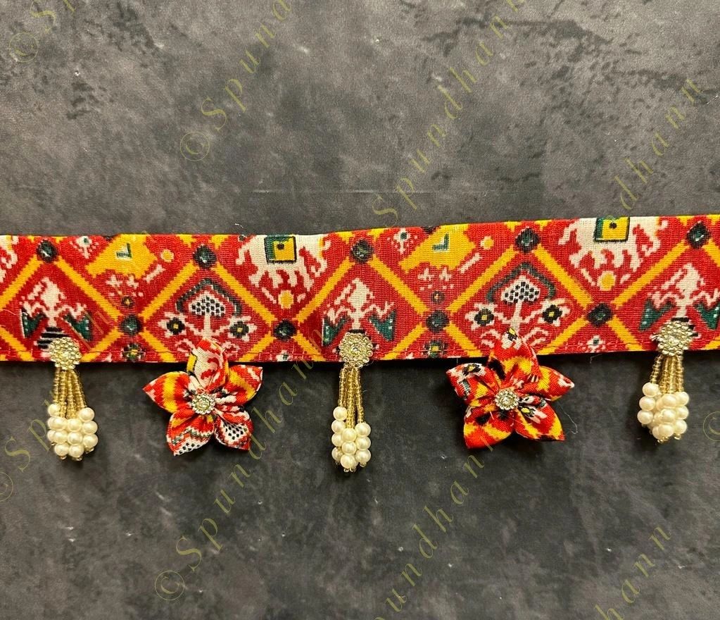 Patola Toran With Pearl Tassel
