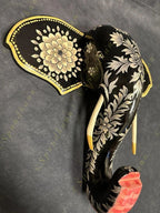 Wooden Elephant Head Wall Hanging #1