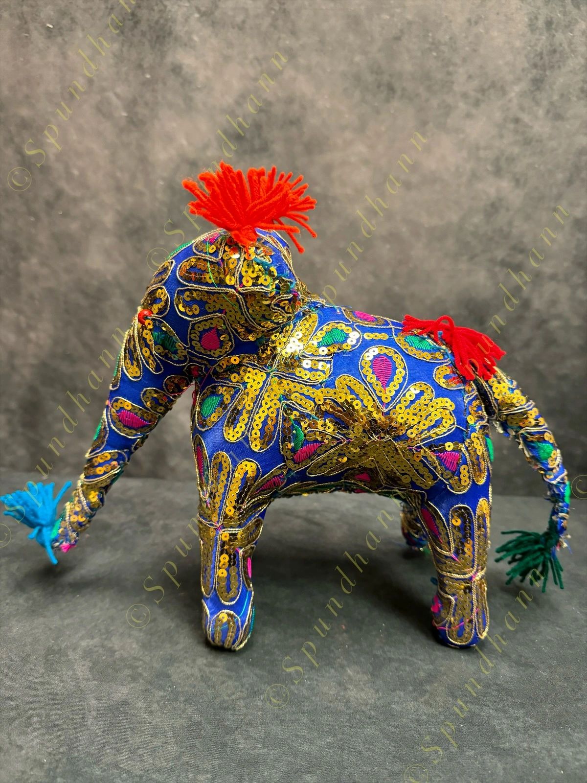 Fabric Elephant with Zari