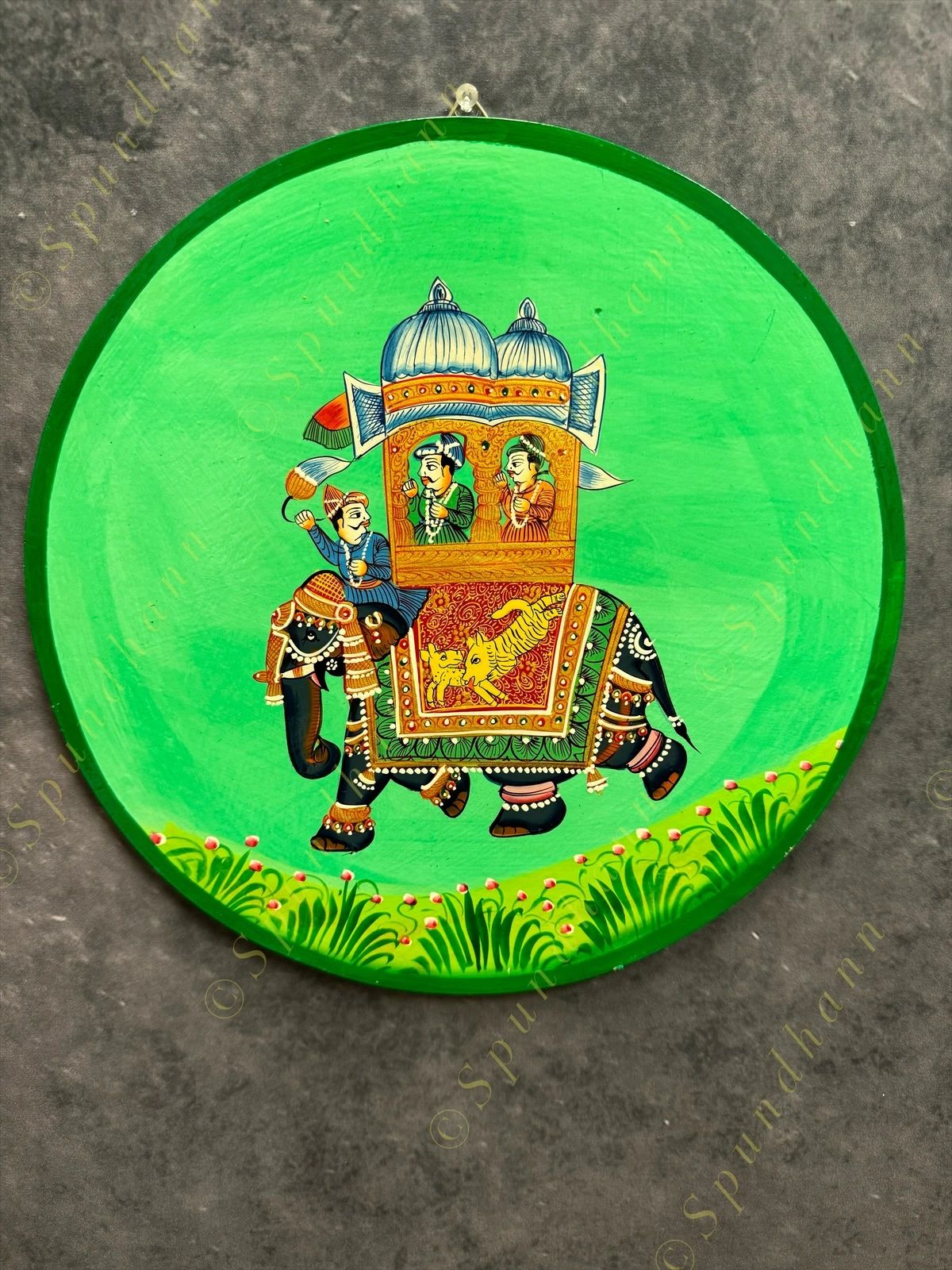 Pichwai Wall Hanging Plate 12 inch