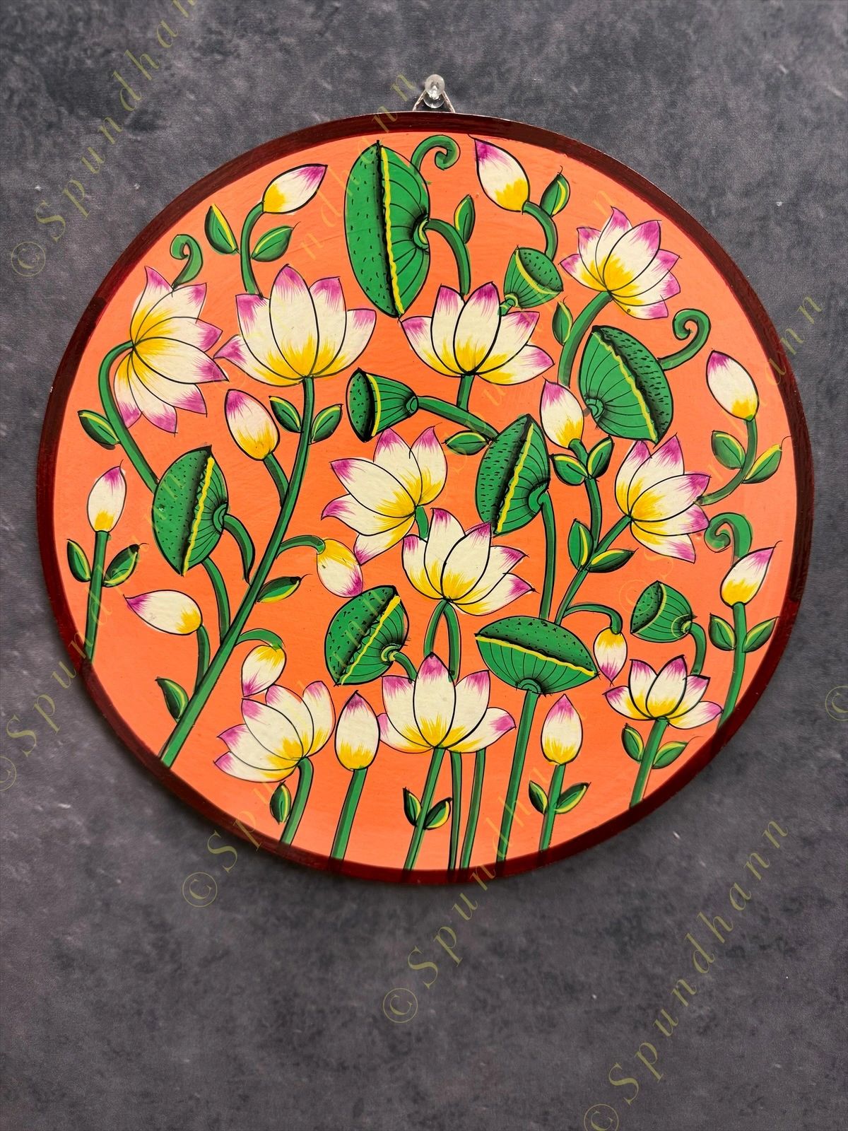 Pichwai Wall Hanging Plate 12 inch