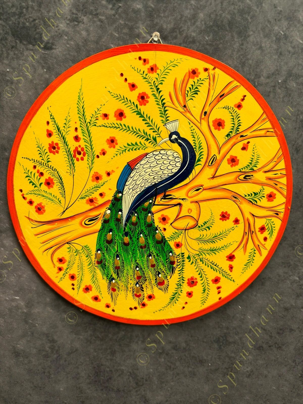 Pichwai Wall Hanging Plate 12 inch