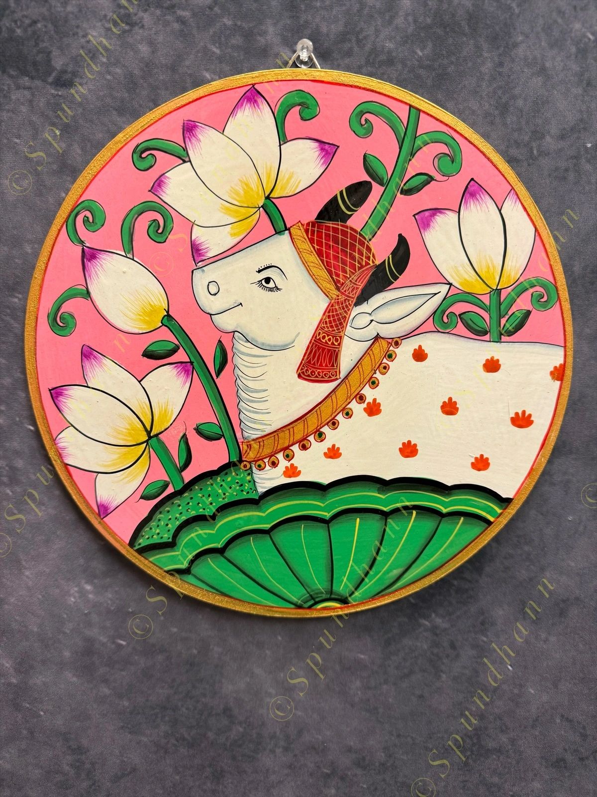Pichwai Wall Hanging Plate 10 inch