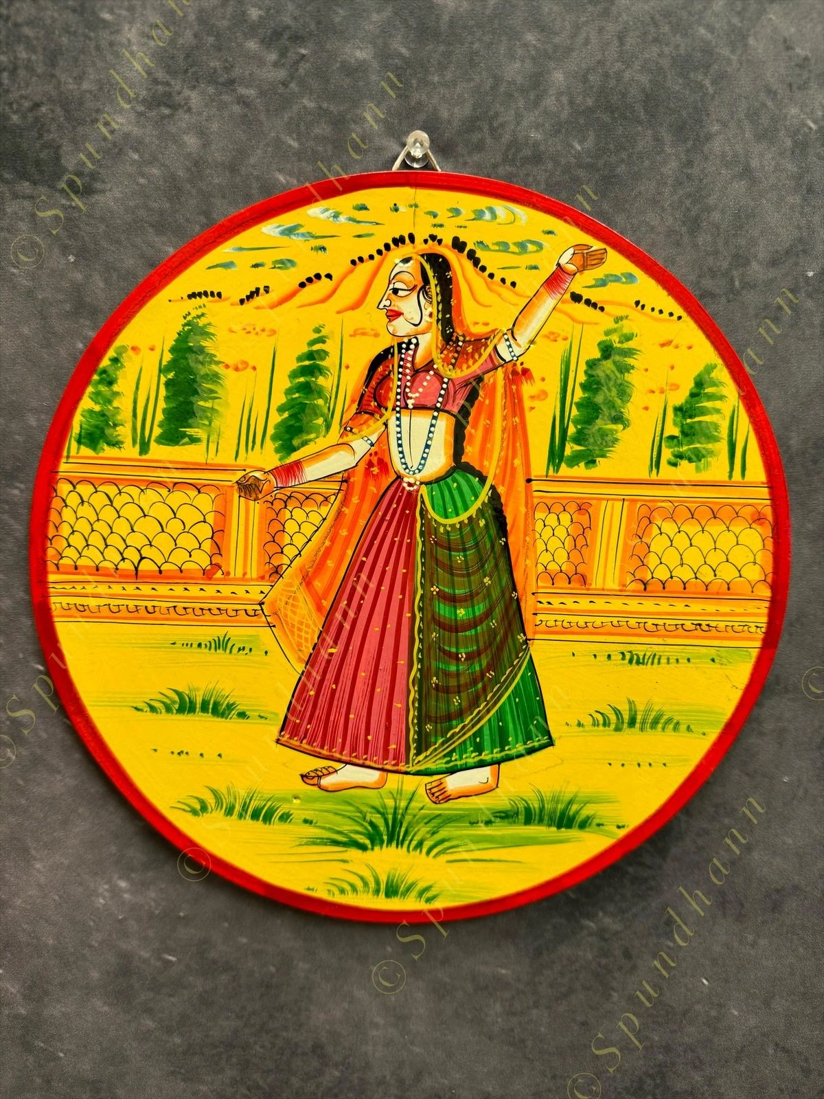 Pichwai Wall Hanging Plate 10 inch