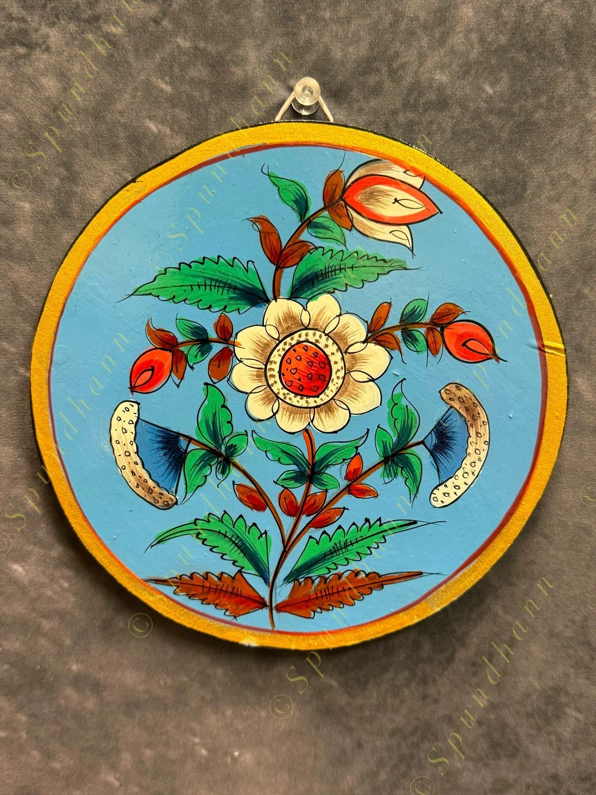Pichwai Wall Hanging Plate 6 inch