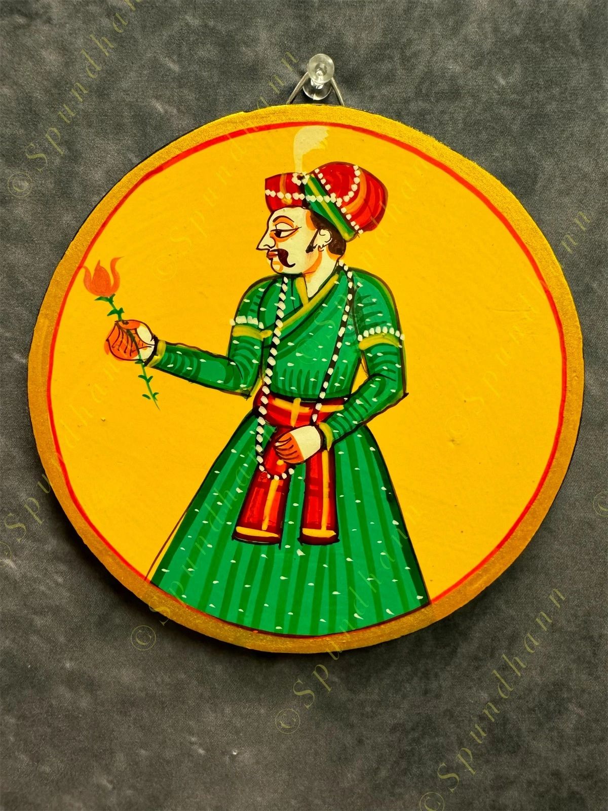 Pichwai Wall Hanging Plate 6 inch