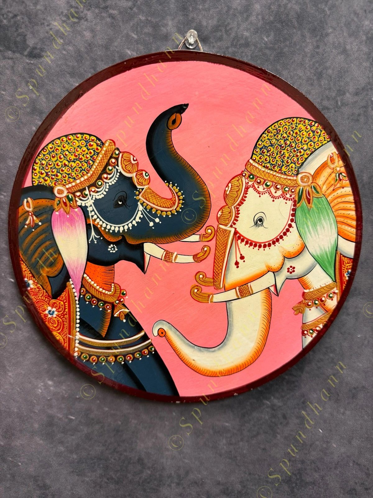 Pichwai Wall Hanging Plate 10 inch