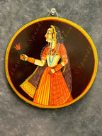 Pichwai Wall Hanging Plate 6 inch