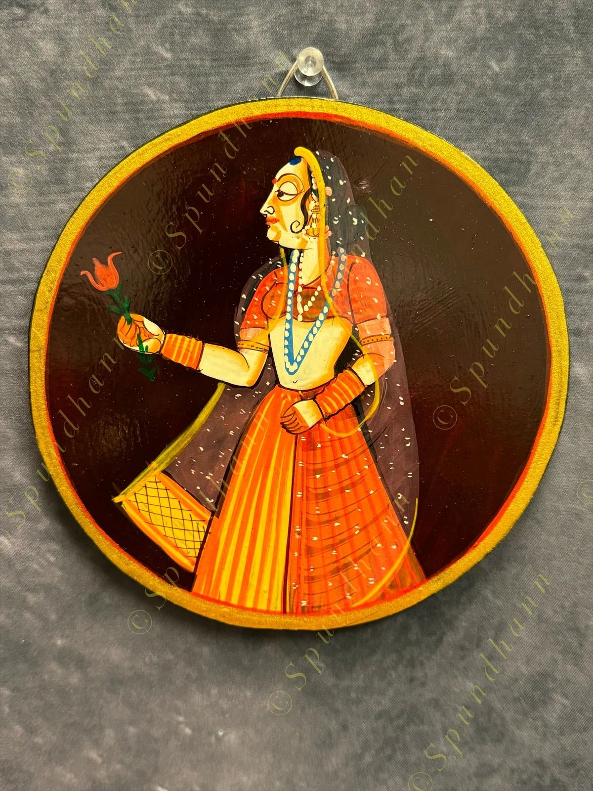 Pichwai Wall Hanging Plate 6 inch