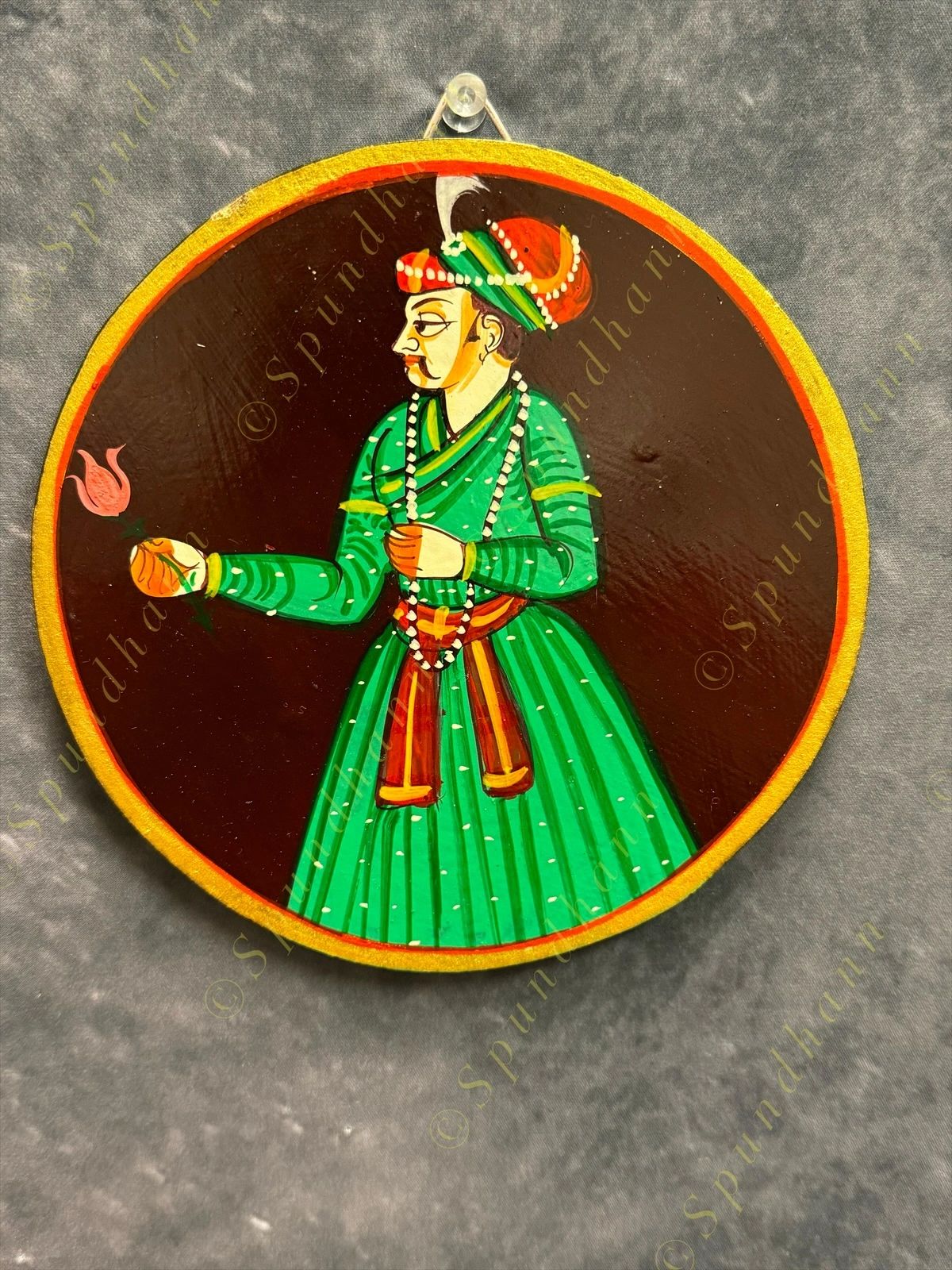 Pichwai Wall Hanging Plate 6 inch