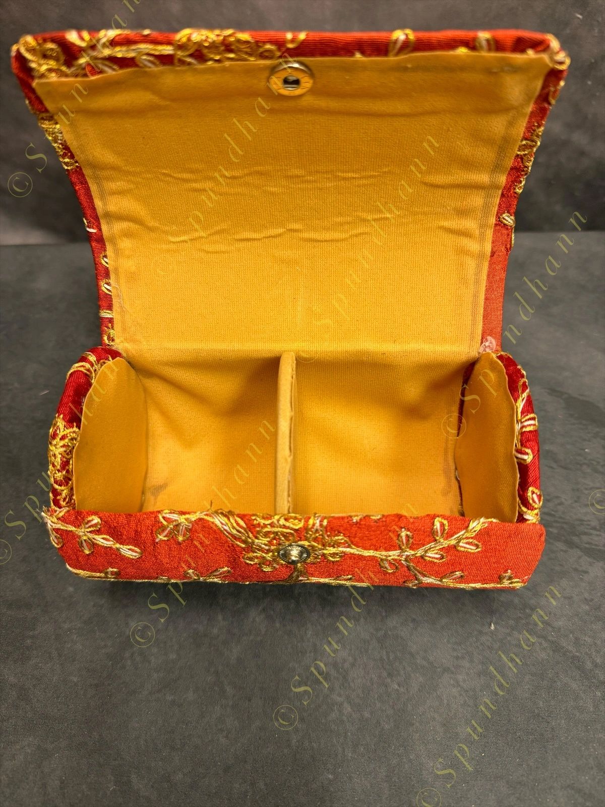 Modern Embroidered Bangle Box