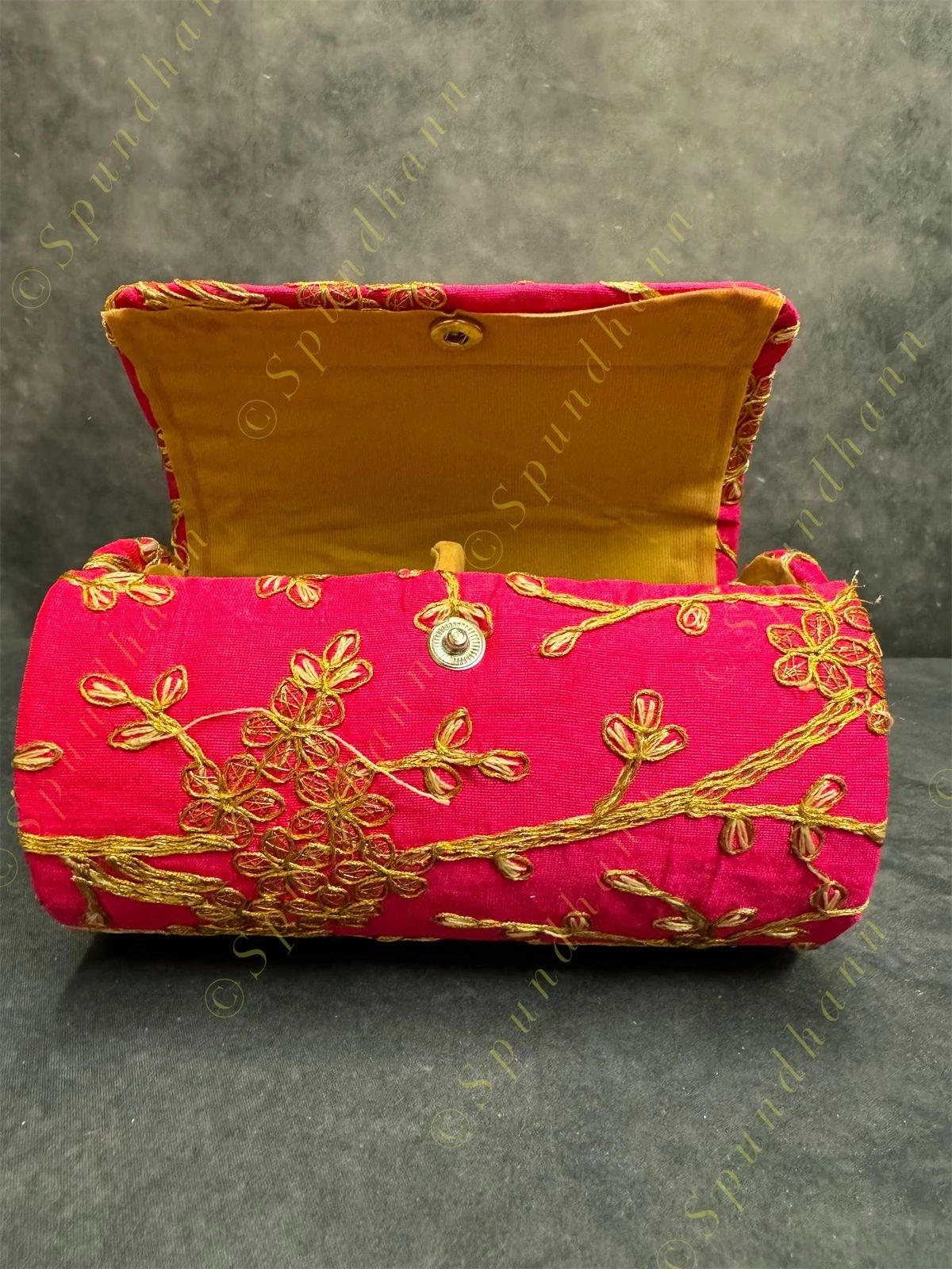 Modern Embroidered Bangle Box