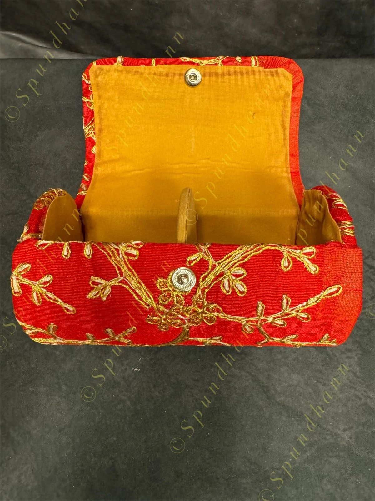 Modern Embroidered Bangle Box