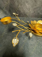 Floral Studded Tea Light