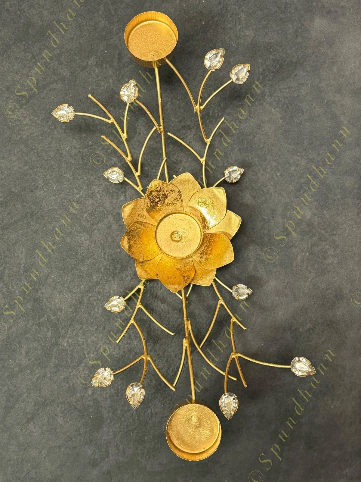 Floral Studded Tea Light