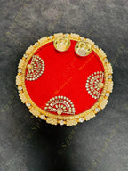 Pearluxe Stone-Adorned Thali Set