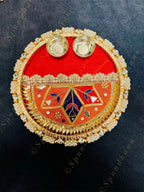 Pearluxe Stone-Adorned Thali Set