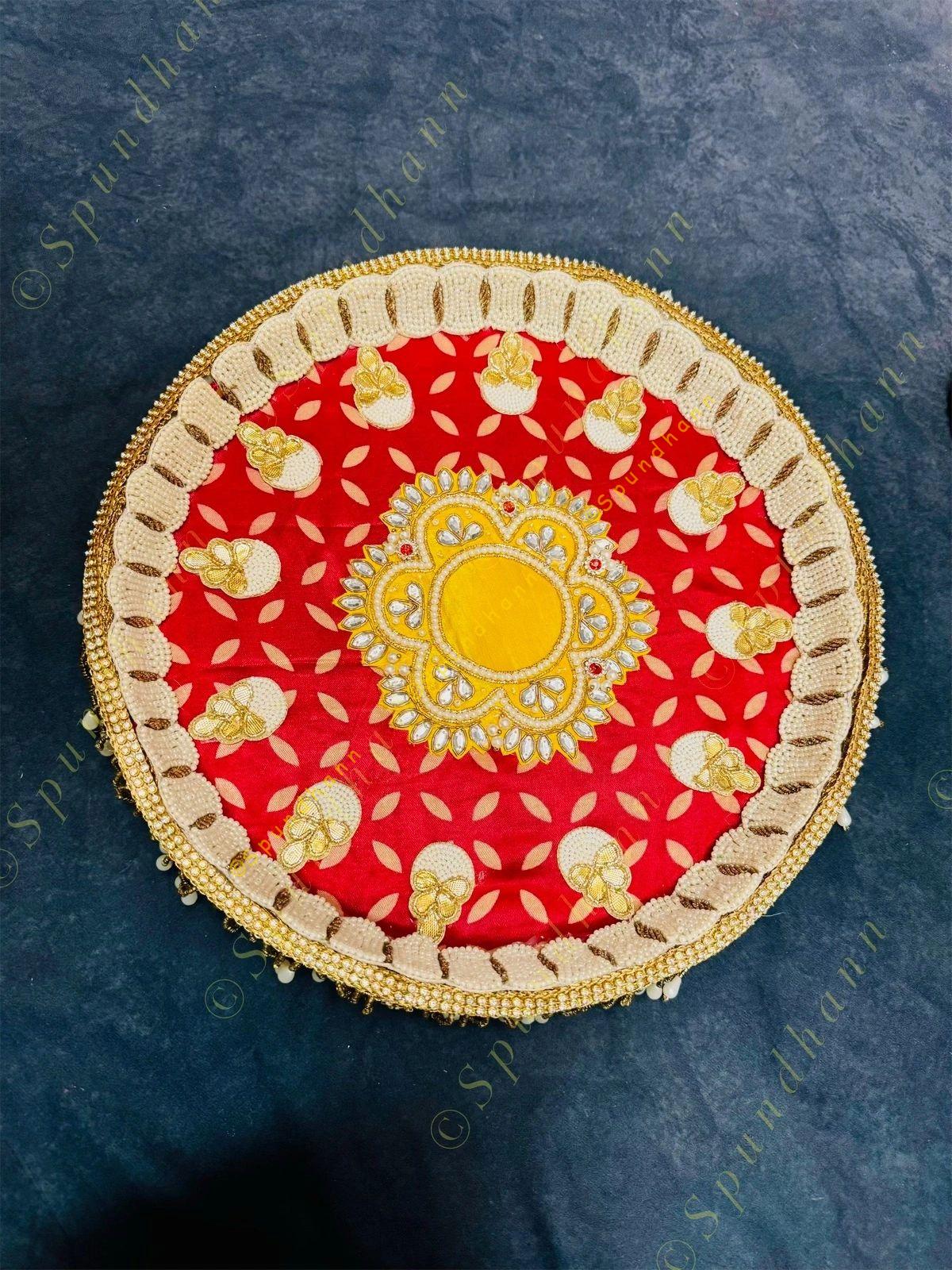 Pearluxe Stone-Adorned Thali Set