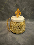 Mozaic finish Small Canister with Royal Lid