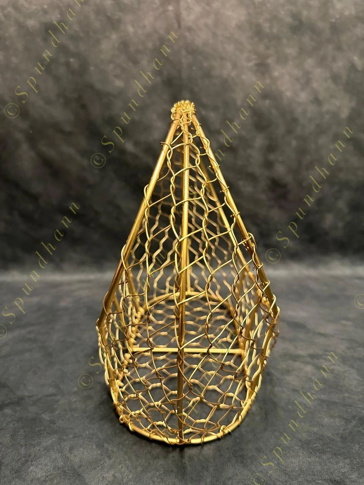 Golden Oval Basket