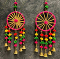 Chakri with multi color Pom Pom (Set of 2)