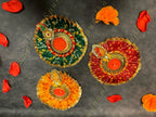 Gota Border Bandhini Tea Light