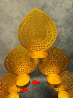 7-Leaf Tea Light Holder
