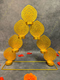 7-Leaf Tea Light Holder