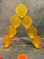 7-Leaf Tea Light Holder