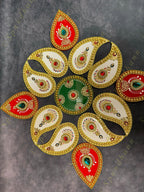 Multi piece Decorated Rangoli Set