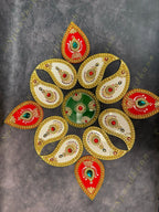 Multi piece Decorated Rangoli Set