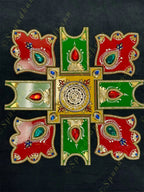 Multi piece Decorated Rangoli Set