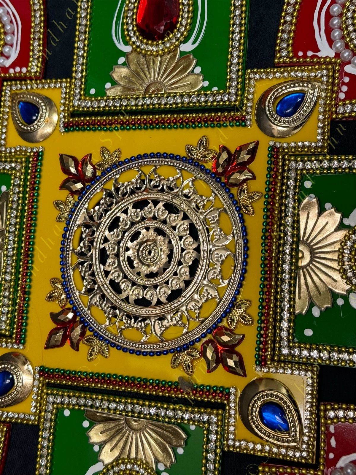 Multi piece Decorated Rangoli Set