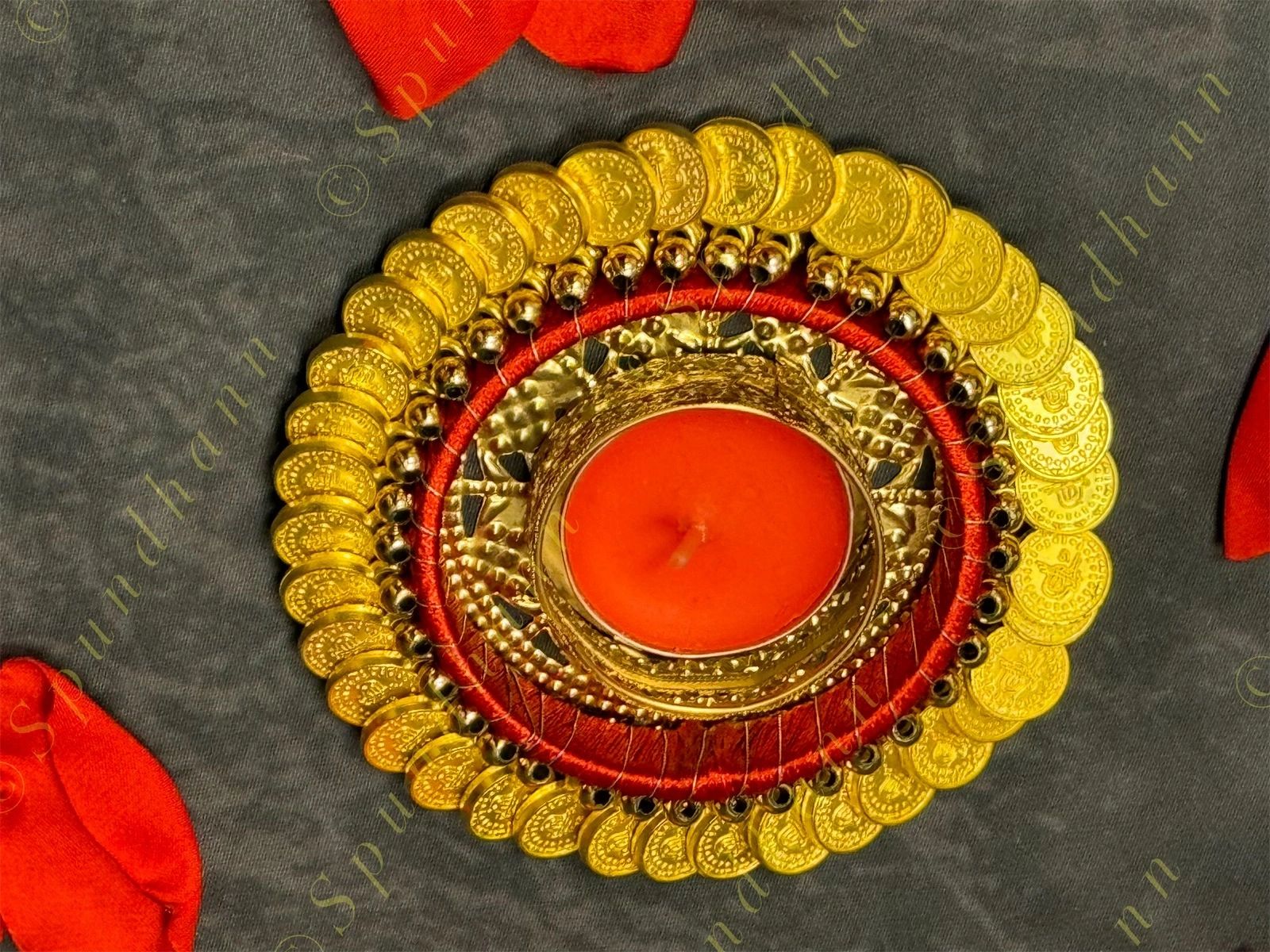COIN TEA LIGHT HOLDER