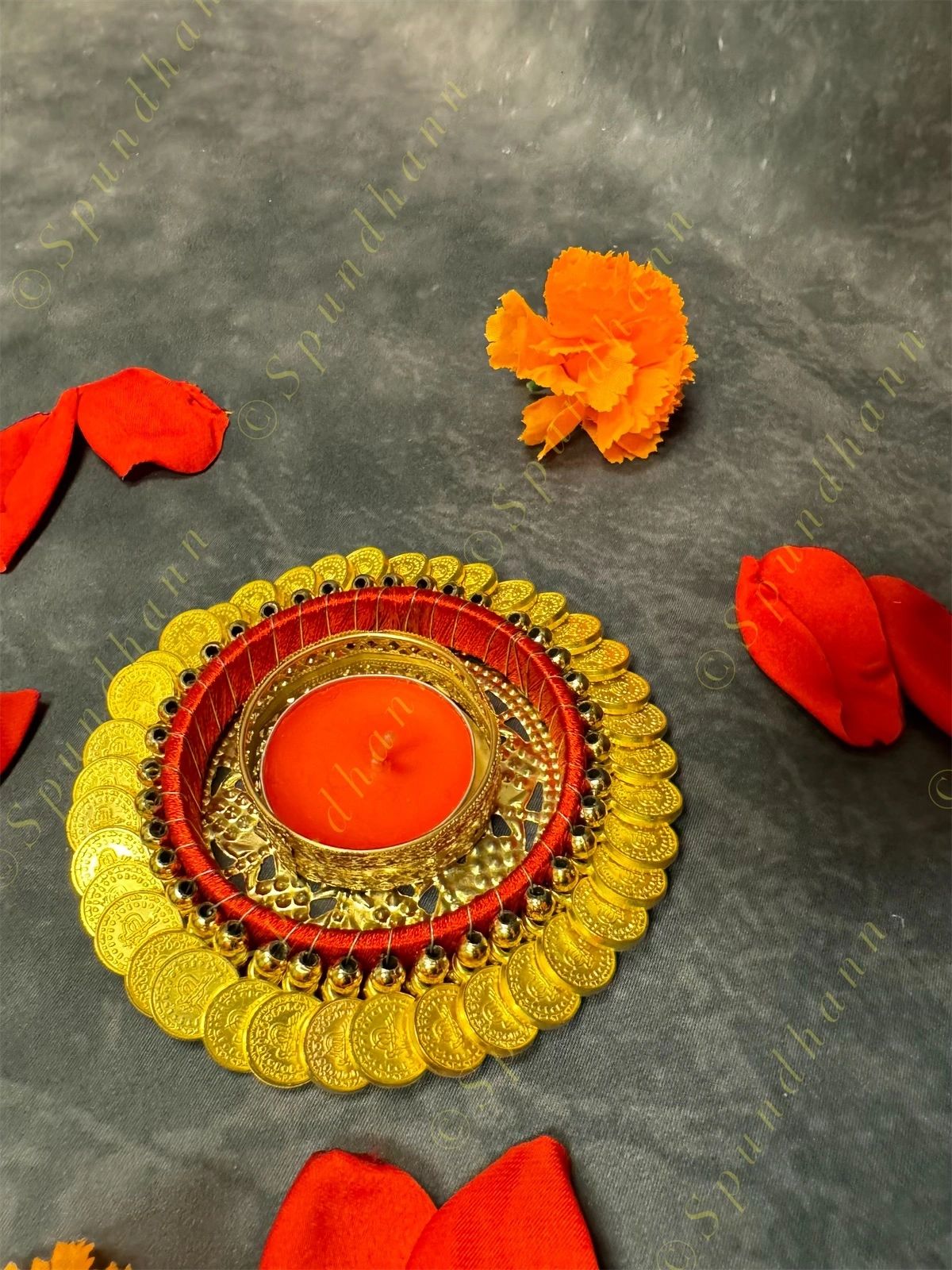 COIN TEA LIGHT HOLDER