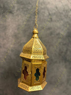 Stained Glass Double Color Lantern