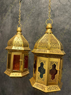 Stained Glass Double Color Lantern