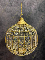 Designer Ball Metallic Jhoomar Dangler Decor