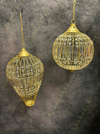 Designer Ball Metallic Jhoomar Dangler Decor