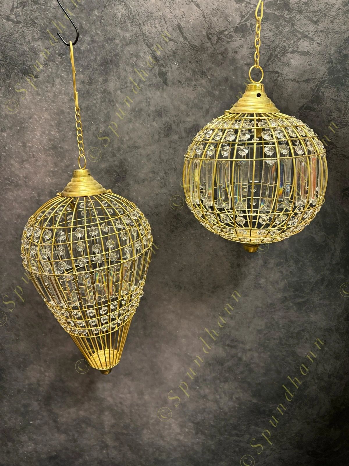 Designer Ball Metallic Jhoomar Dangler Decor