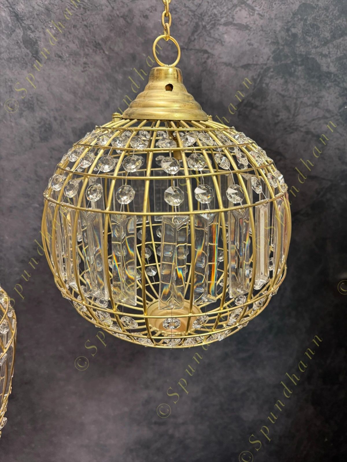 Designer Ball Metallic Jhoomar Dangler Decor
