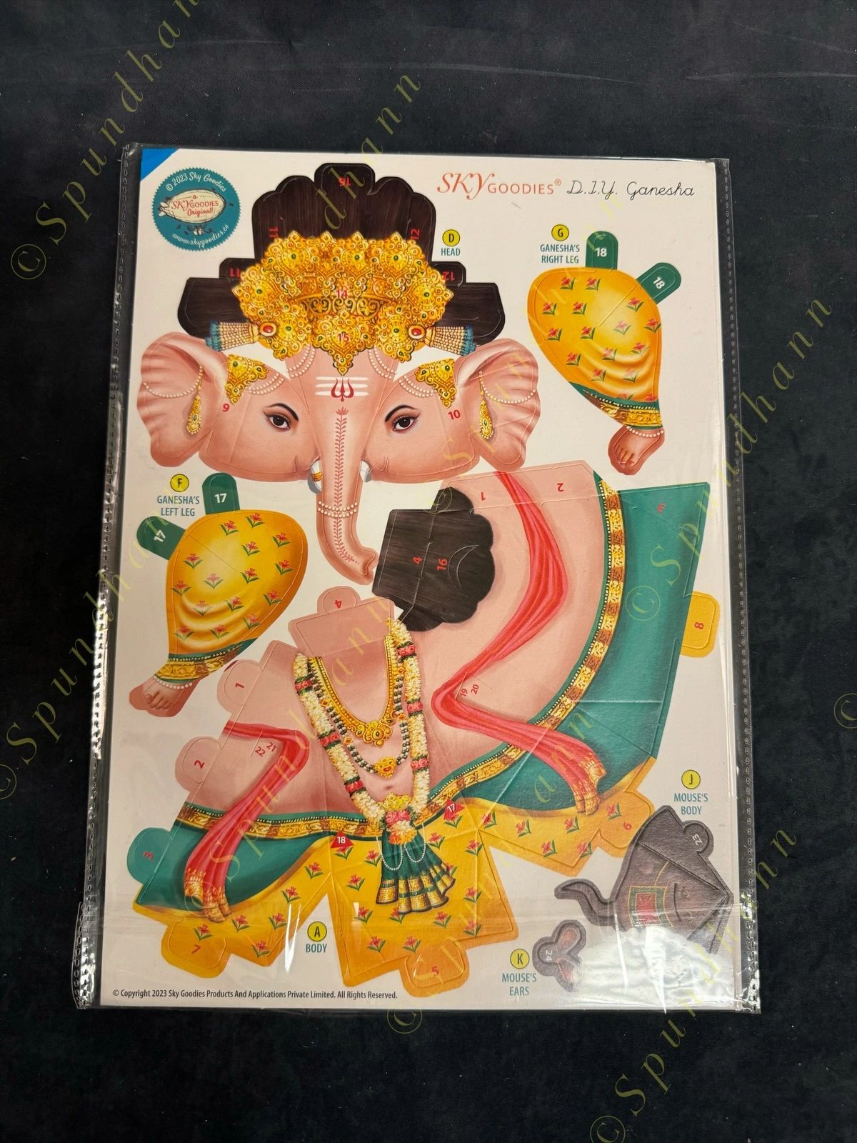 Paper DIY Ganesha