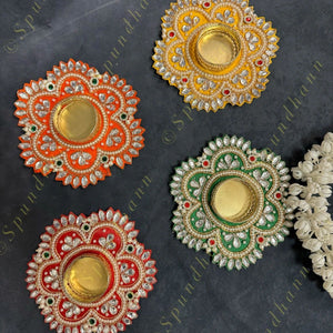 Studs and Pearls Designer Tealight Holder